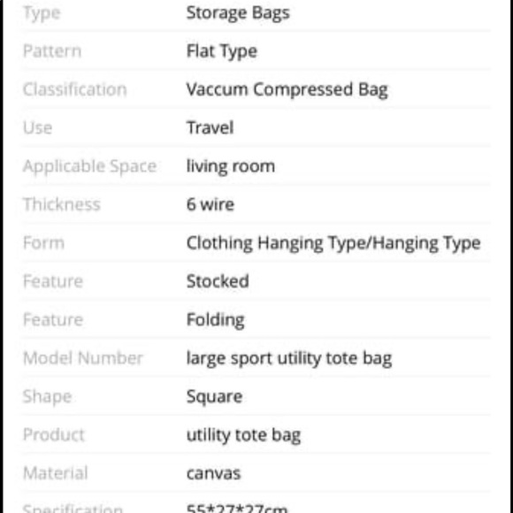 Large softball baseball volleyball soccer football canvas tote utility bag - Picture 7 of 10